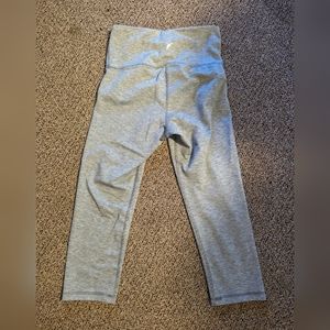 Blue and White Calf Length Leggings